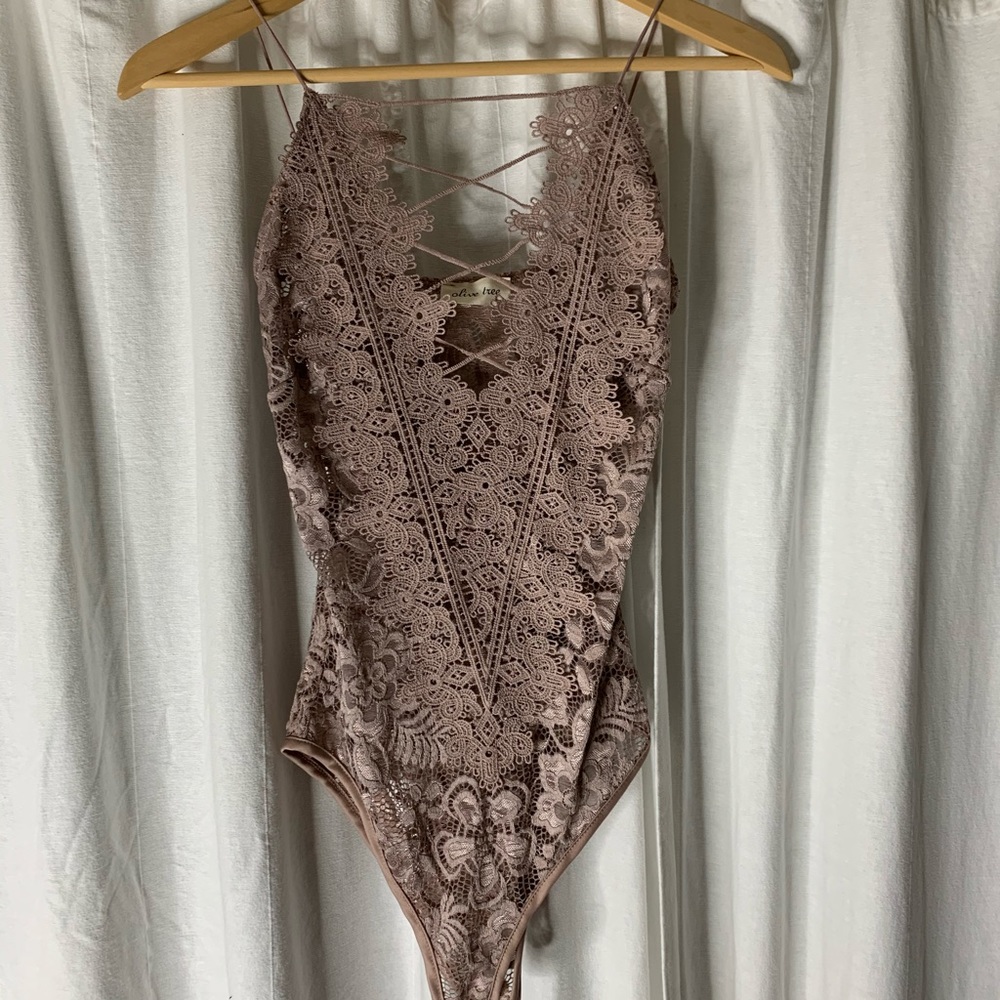 Lace onesie